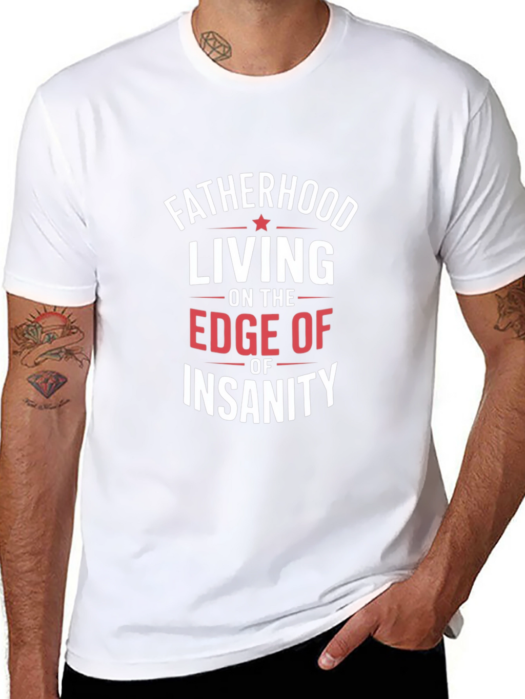 Fatherhood Insanity Graphic Tee