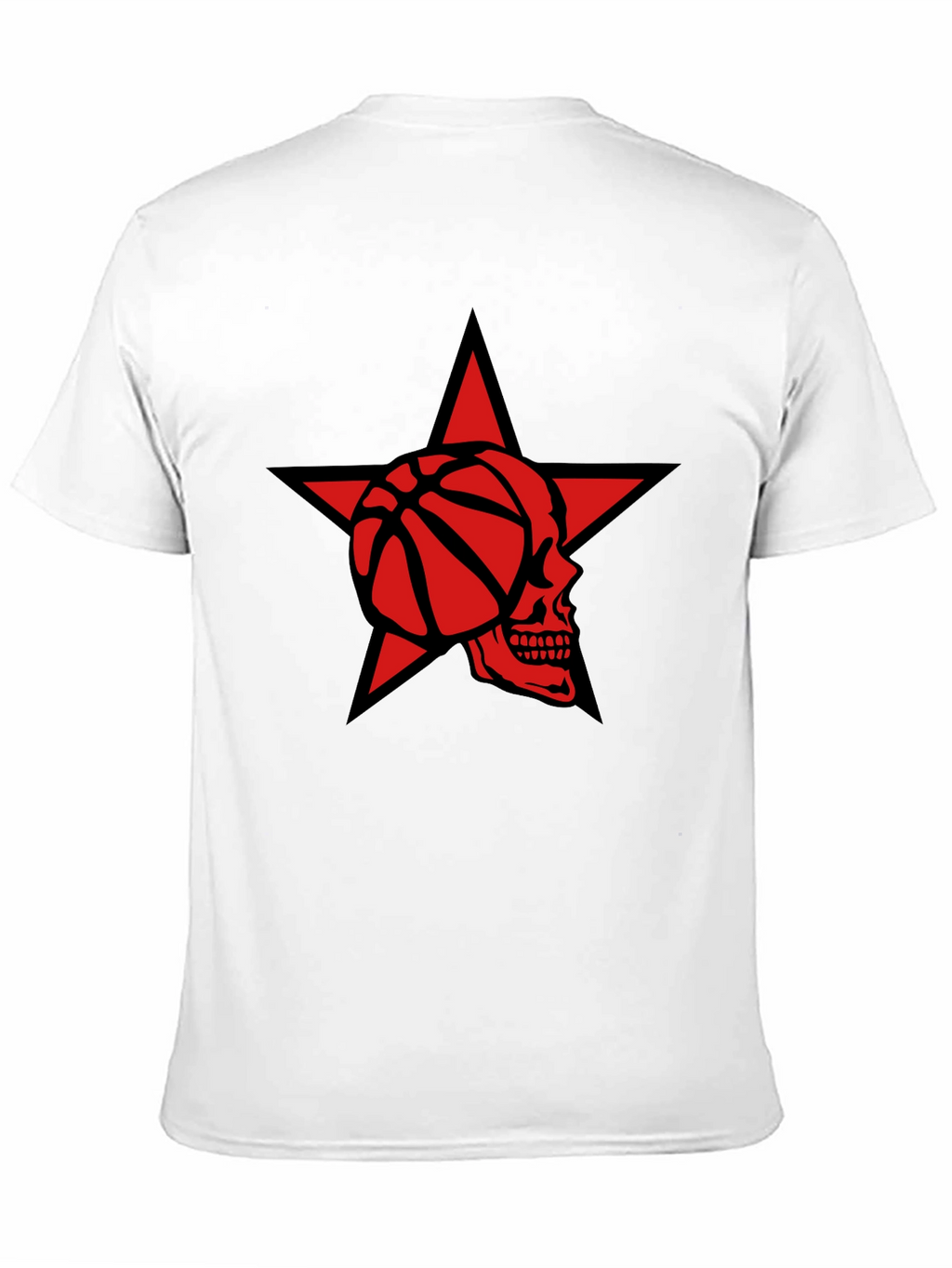Star Skull Basketball Graphic Tee