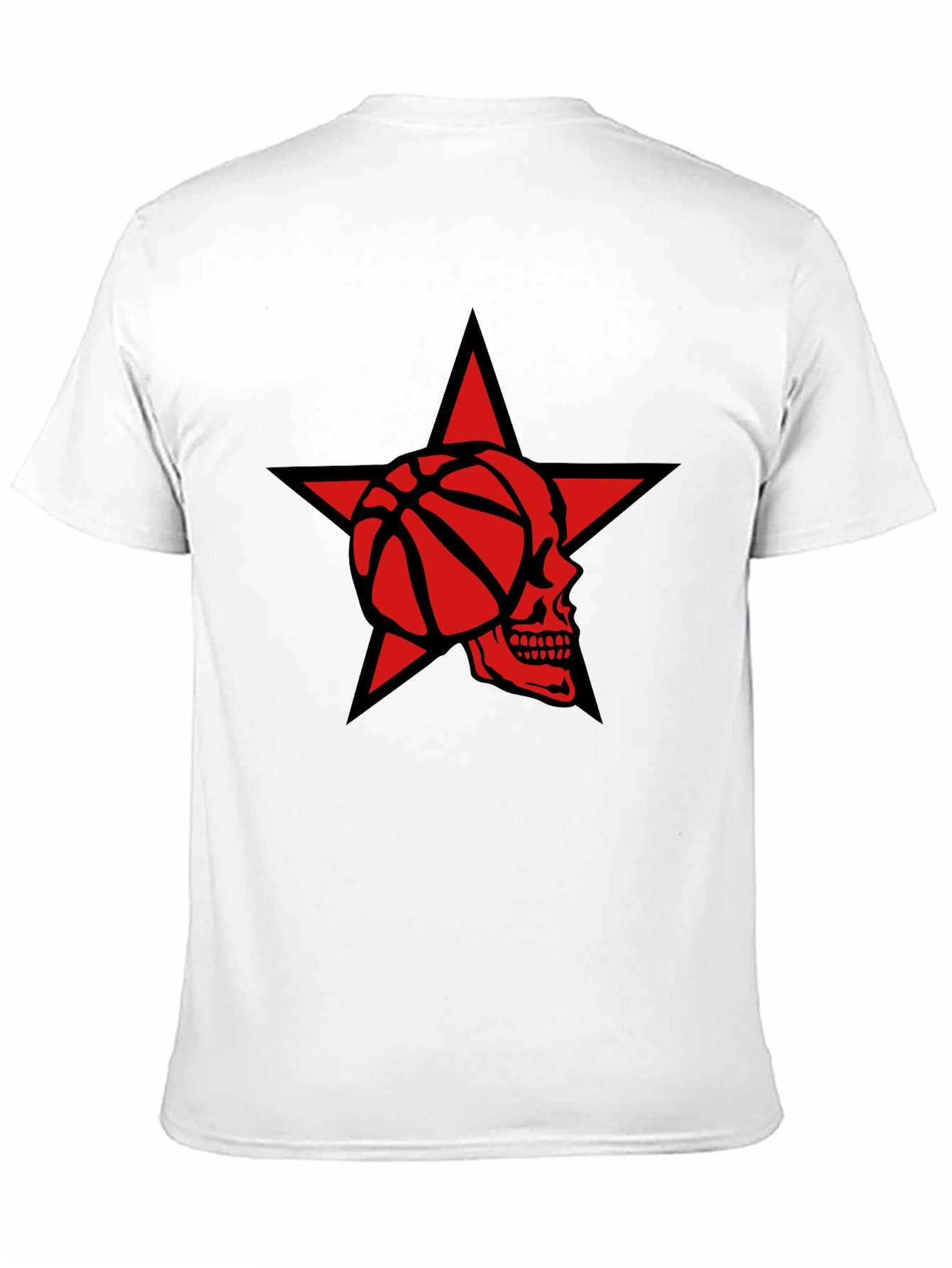 Star Skull Basketball Graphic Tee