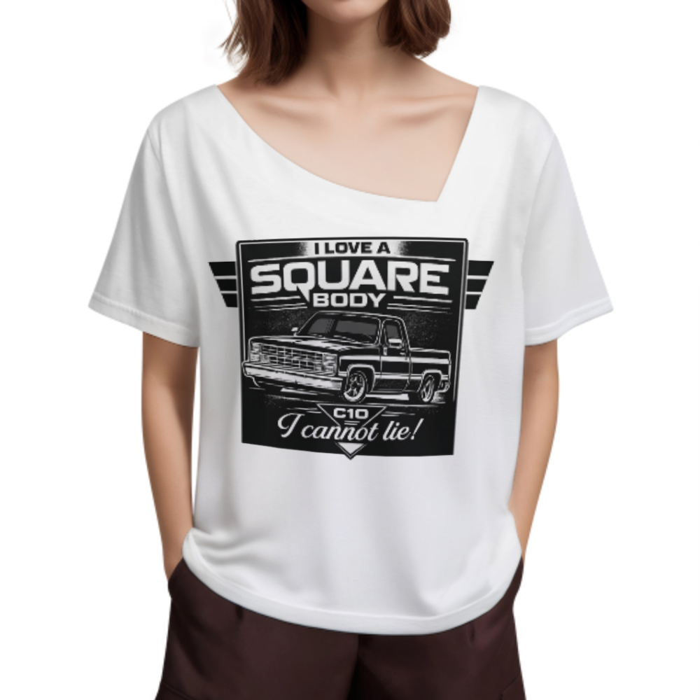 I Love A Square Body C10 Truck Shirt – Vintage Chevy Pickup Graphic Tee for Classic Truck Lovers(z791)