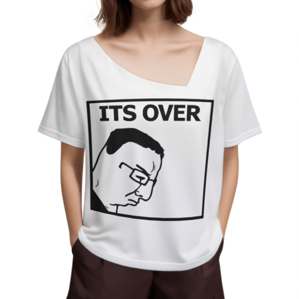 ITS OVER Meme Graphic T-Shirt – Funny Doomposting Retro Internet Humor Tee(z792)