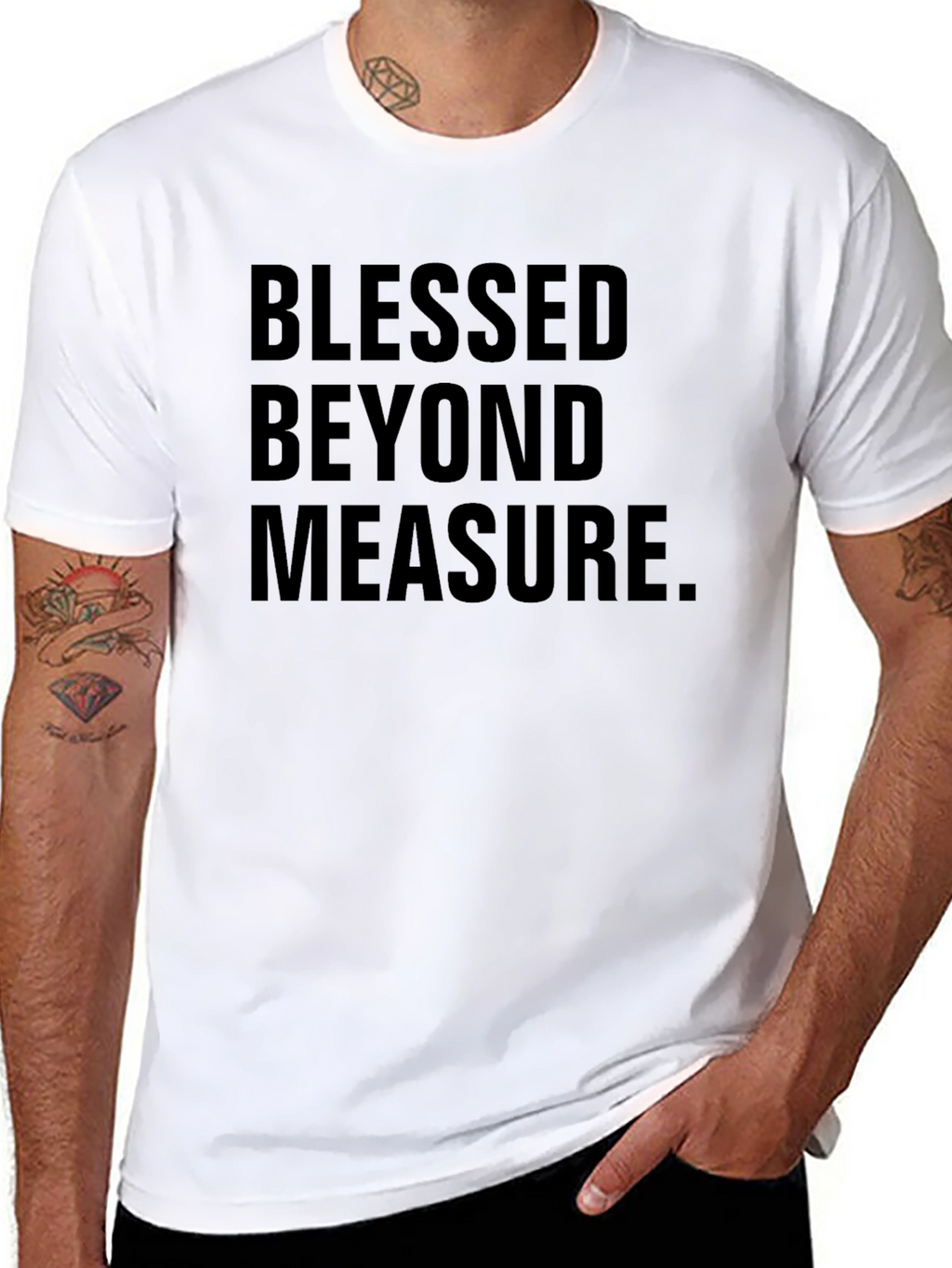 Blessed Beyond Measure Black T-Shirt