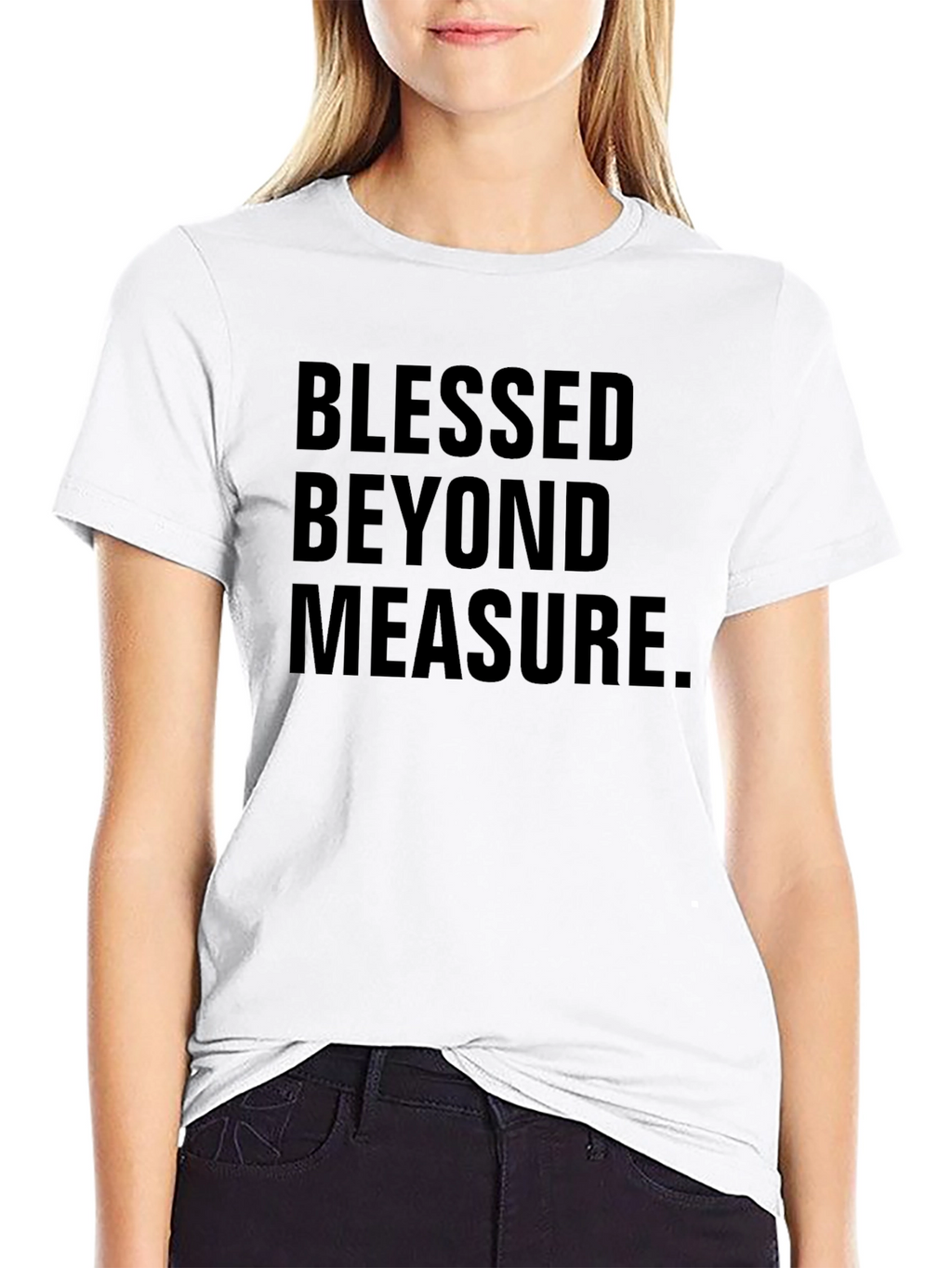 Blessed Beyond Measure Black T-Shirt