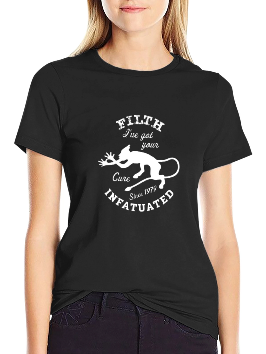 FILTH Since 1979 Black Graphic T-Shirt