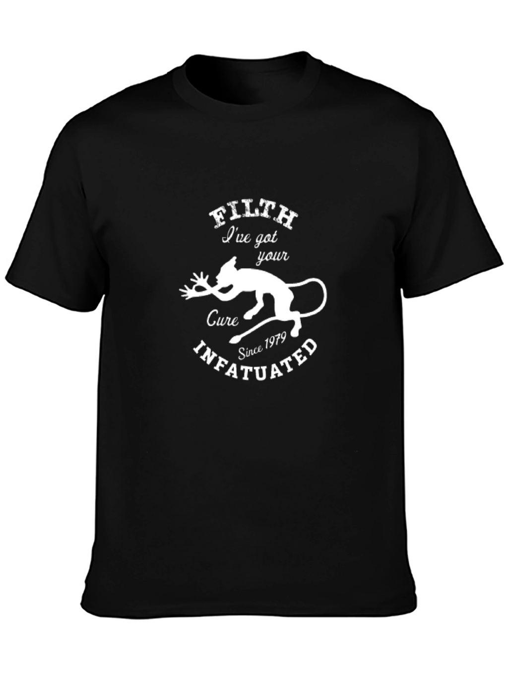 FILTH Since 1979 Black Graphic T-Shirt