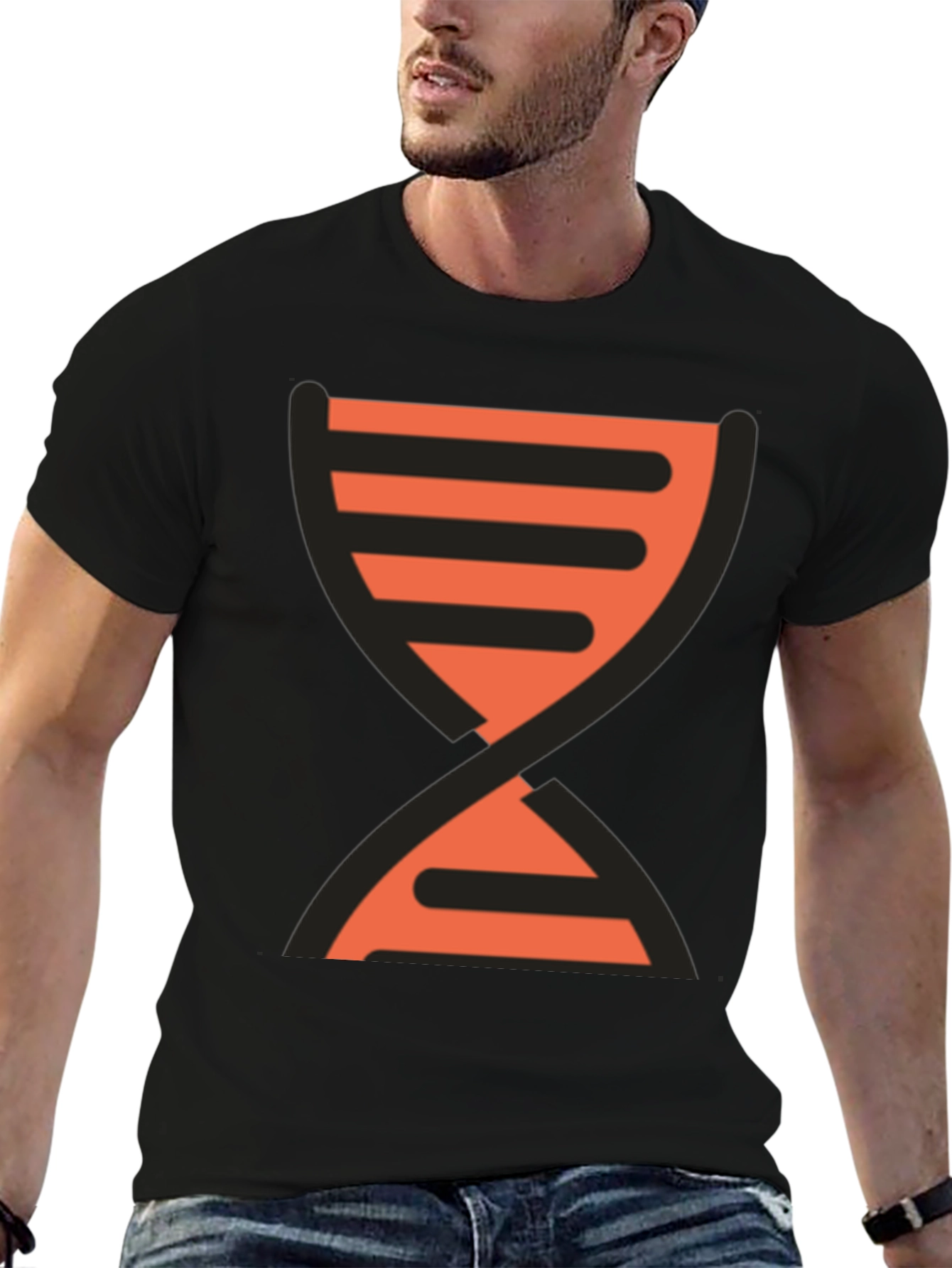 Geometric Graphic Tee - Modern Casual Style