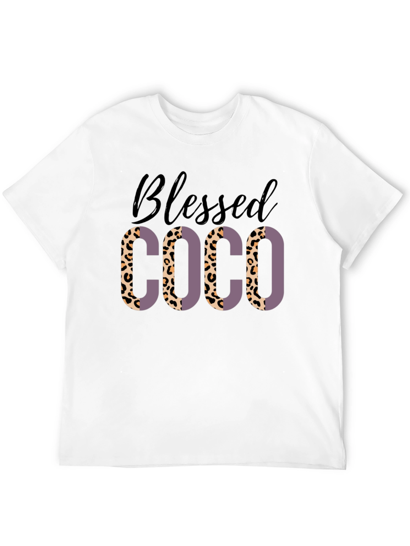 Blessed COCO Leopard Print T-Shirt