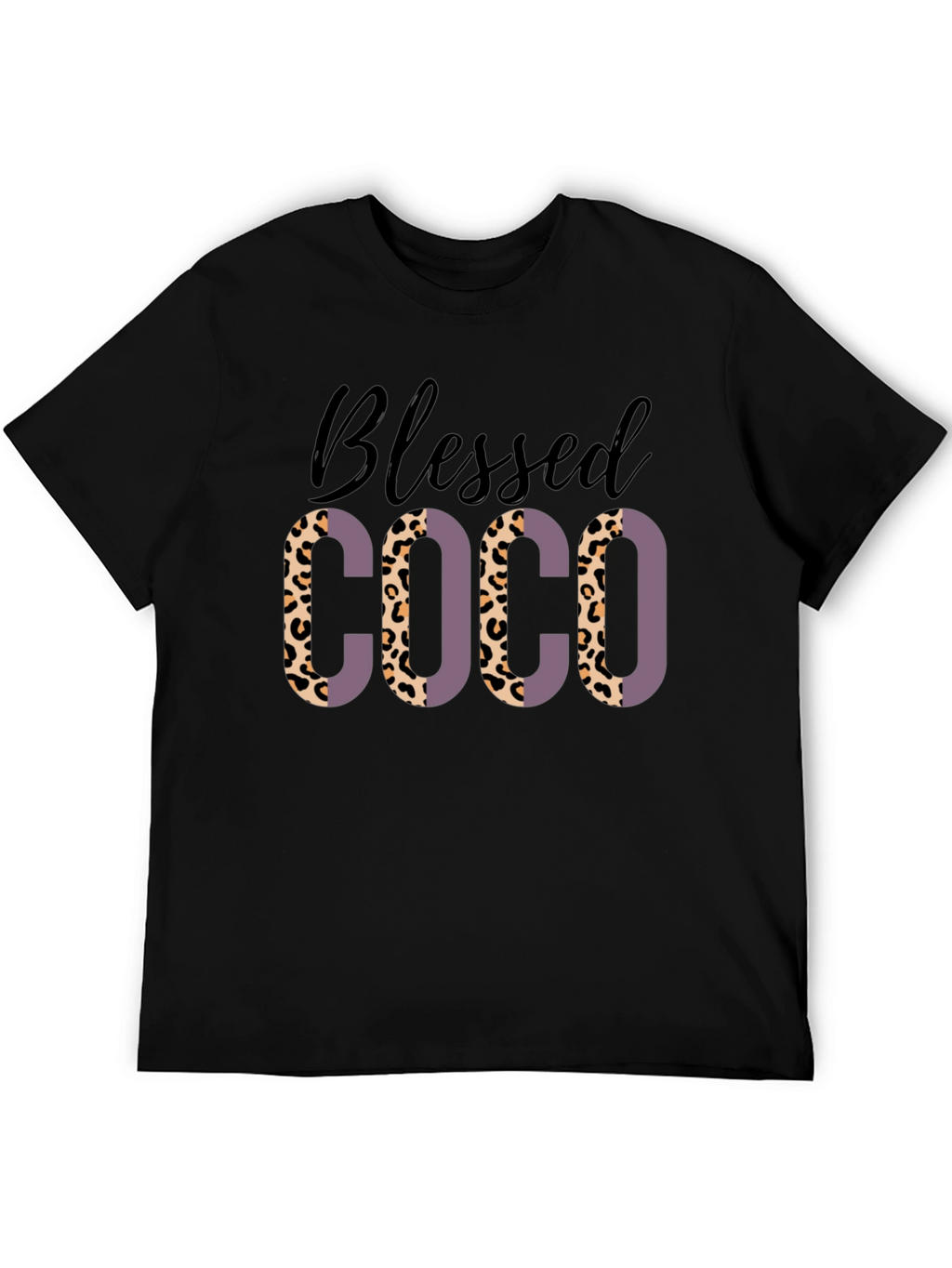 Blessed COCO Leopard Print T-Shirt
