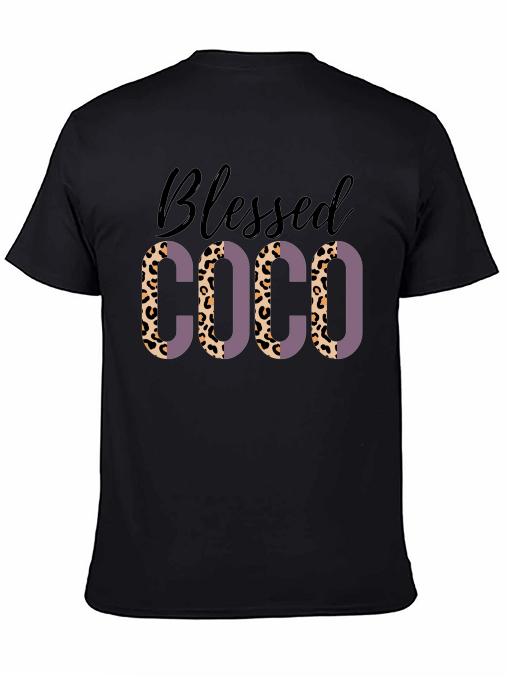 Blessed COCO Leopard Print T-Shirt