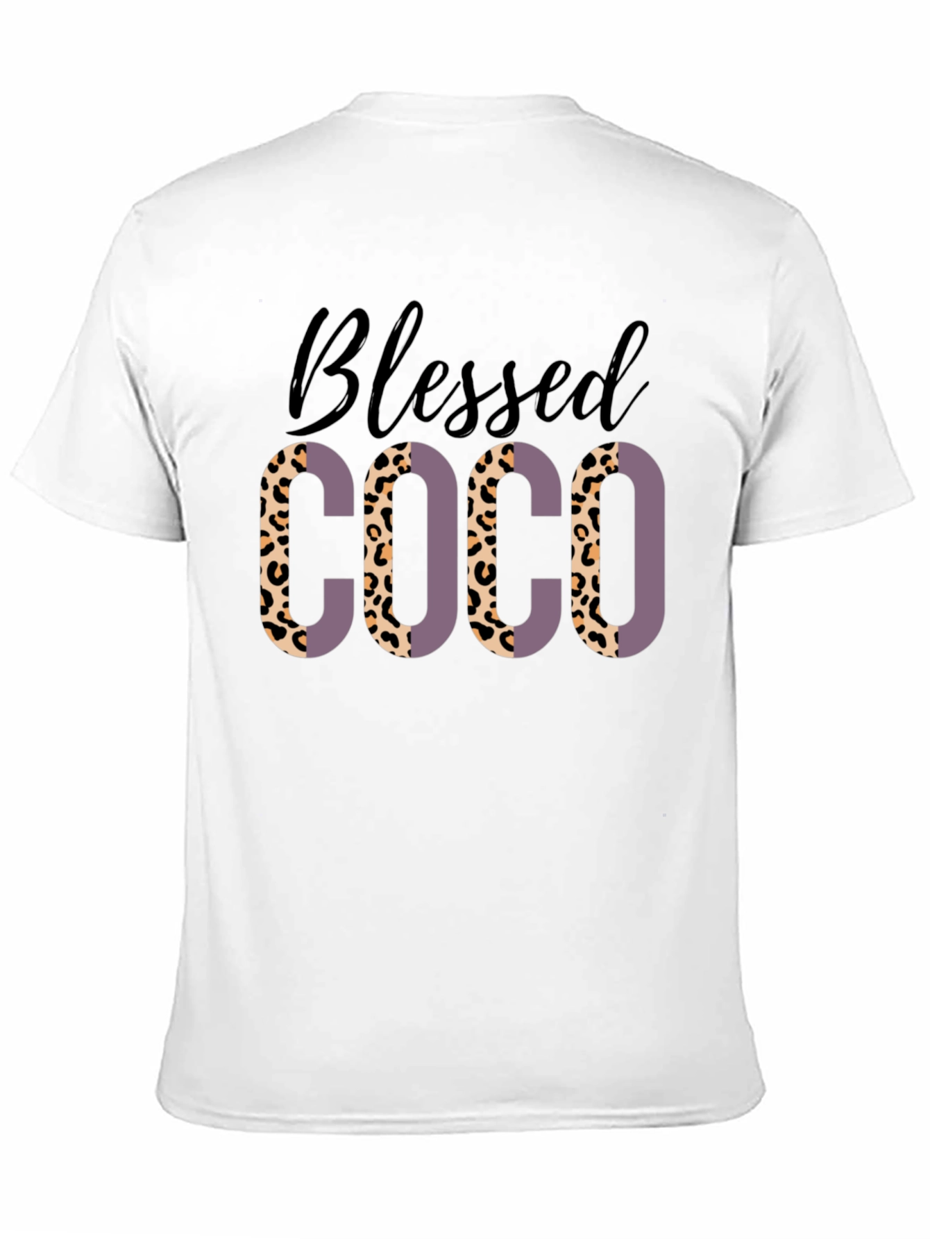 Blessed COCO Leopard Print T-Shirt