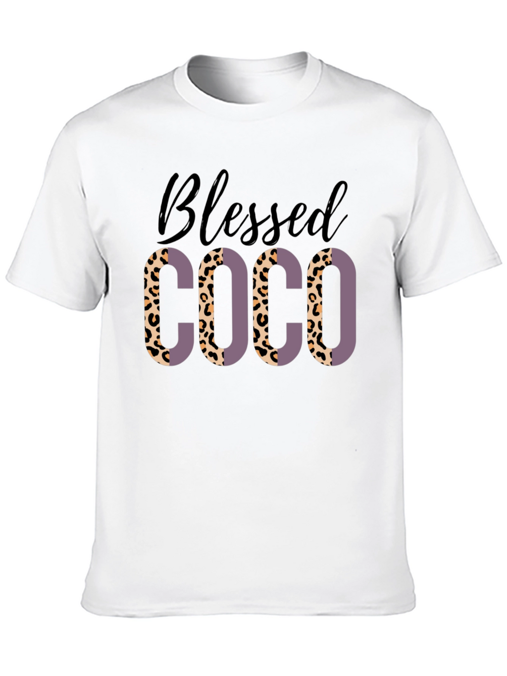 Blessed COCO Leopard Print T-Shirt