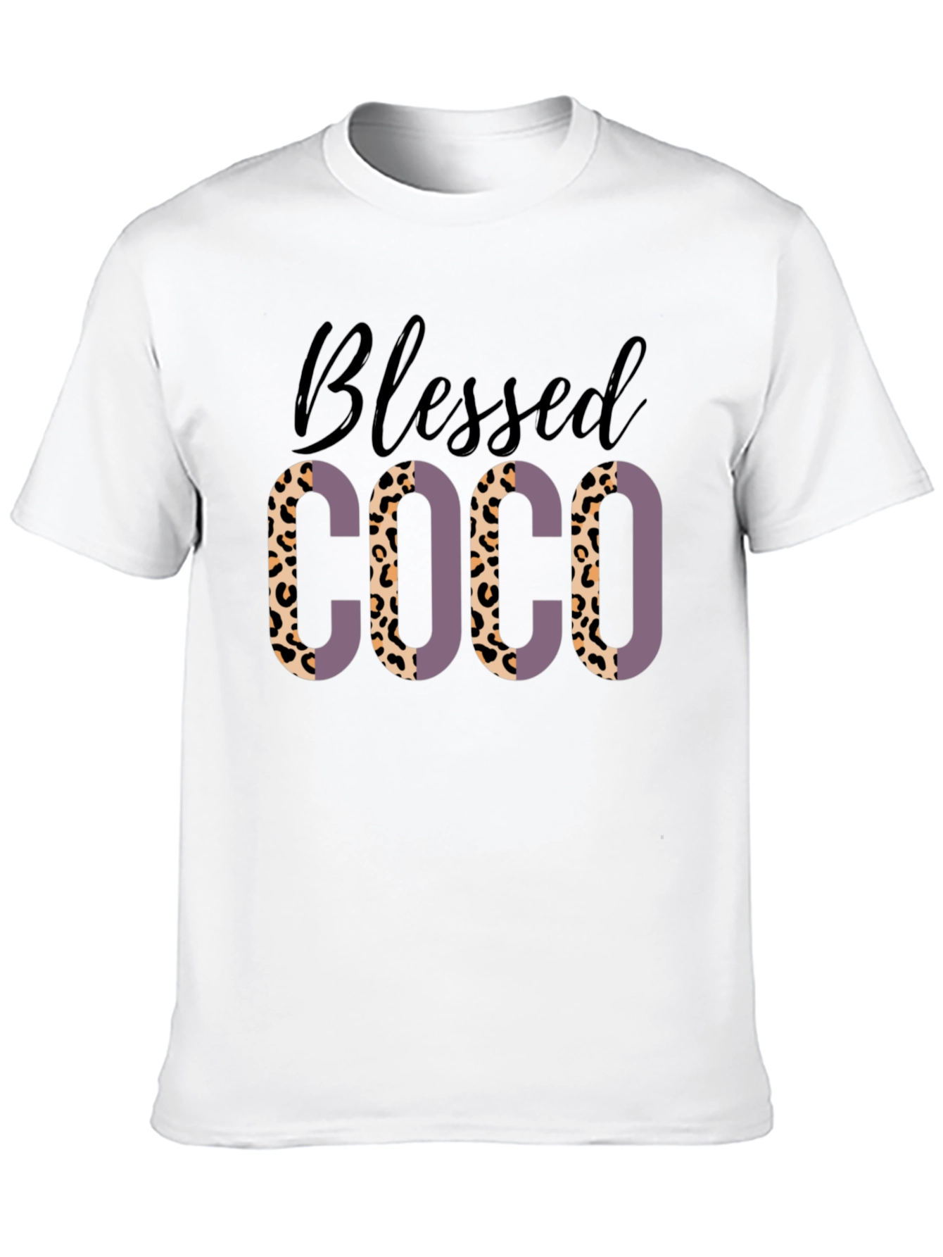 Blessed COCO Leopard Print T-Shirt