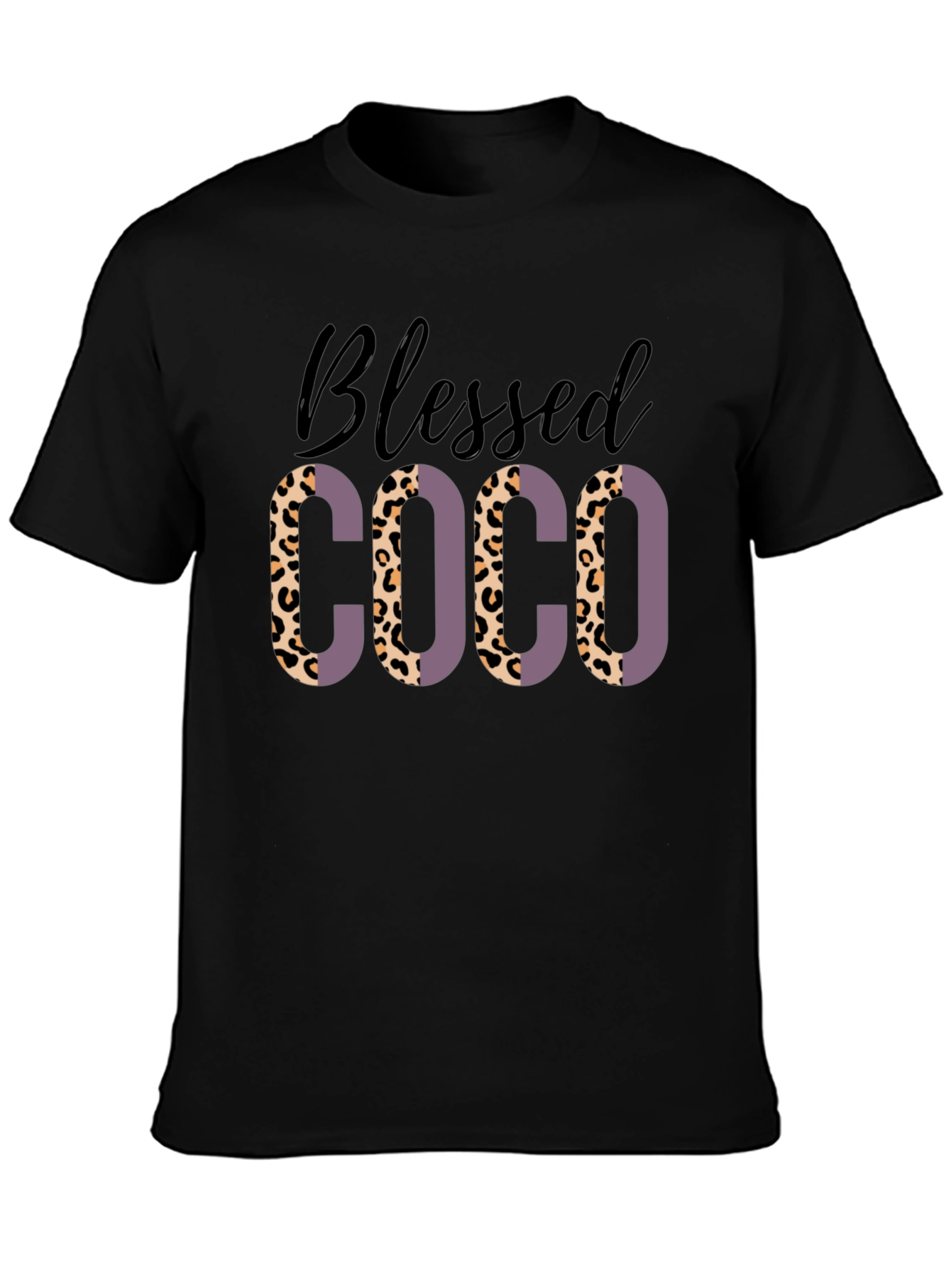 Blessed COCO Leopard Print T-Shirt