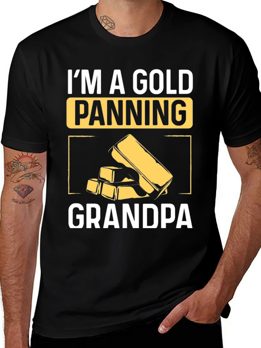 Gold Panning Grandpa T-Shirt