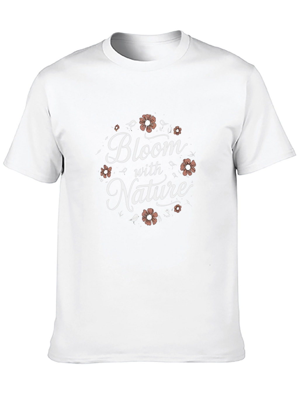Bloom with Nature Graphic T-Shirt