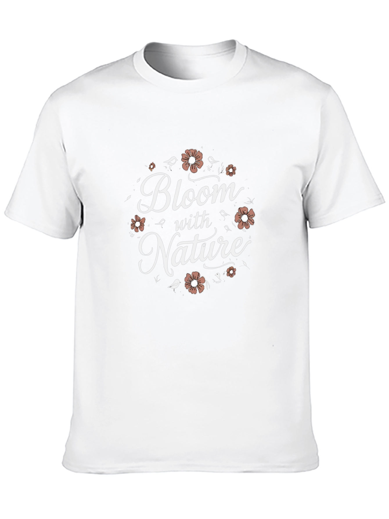 Bloom with Nature Graphic T-Shirt