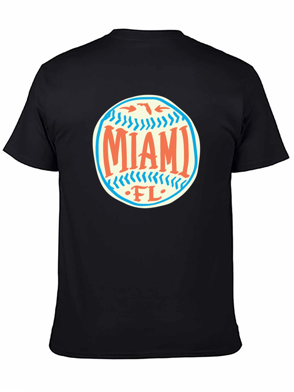 Miami Baseball Tee - FL Graphic T-Shirt