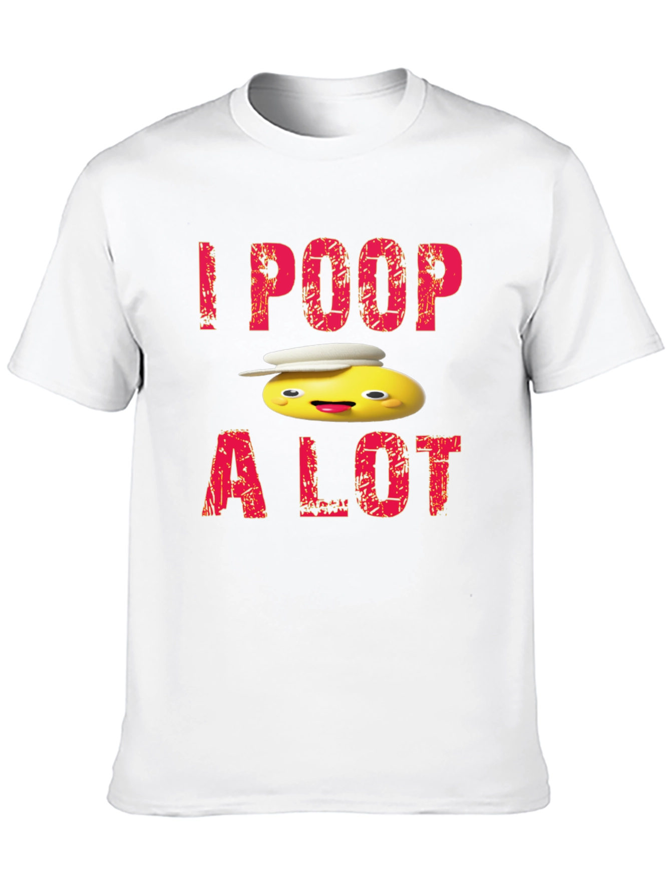 I Poop A Lot Cartoon T-Shirt