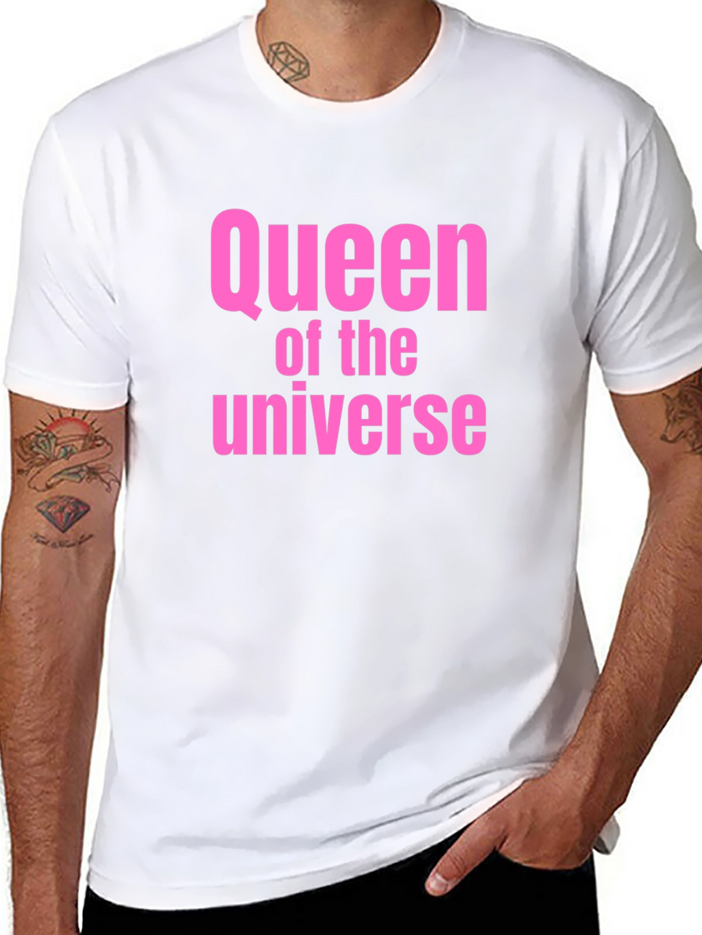Queen of the Universe T-Shirt - Pink Graphic Tee