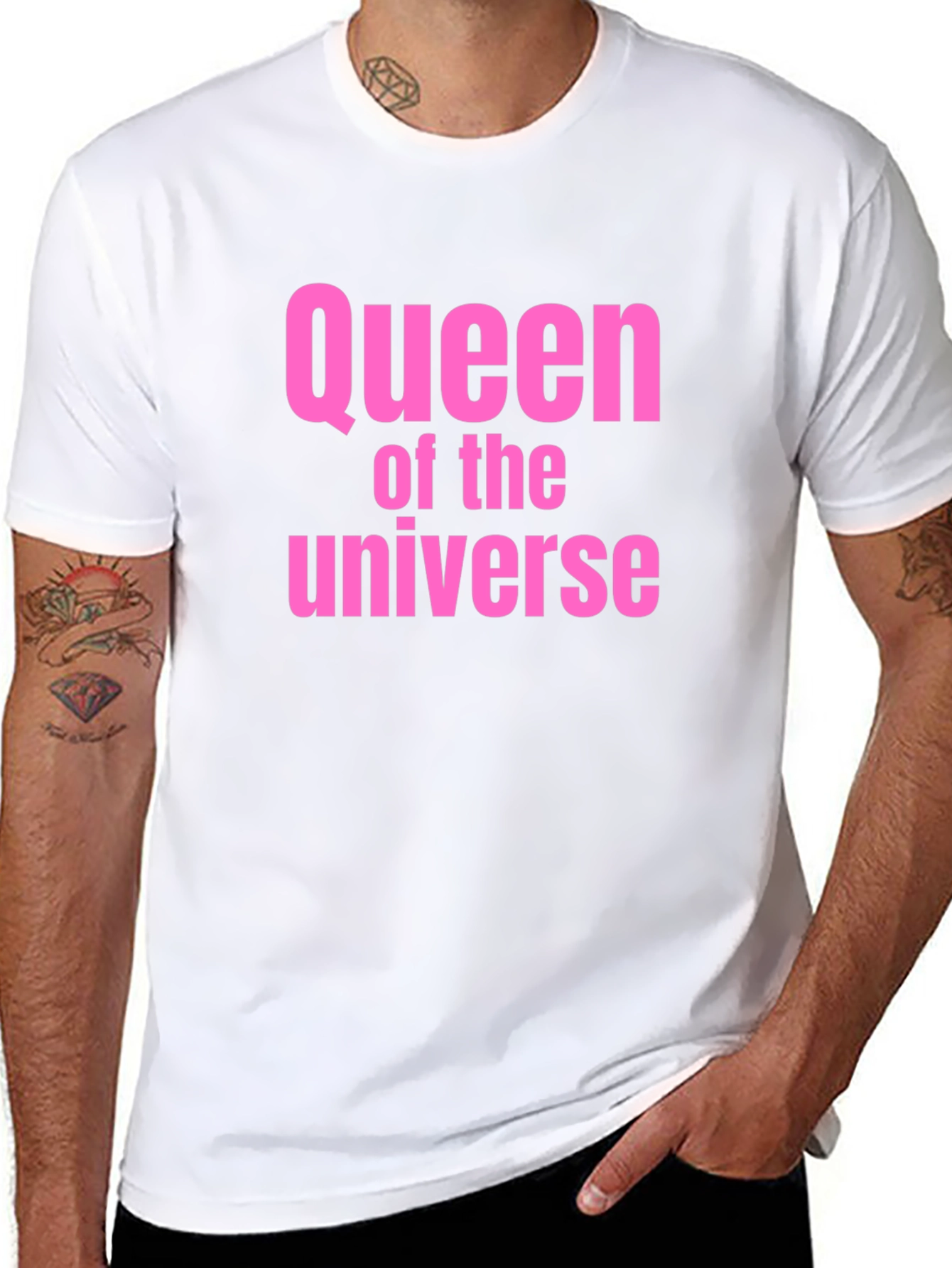 Queen of the Universe T-Shirt - Pink Graphic Tee