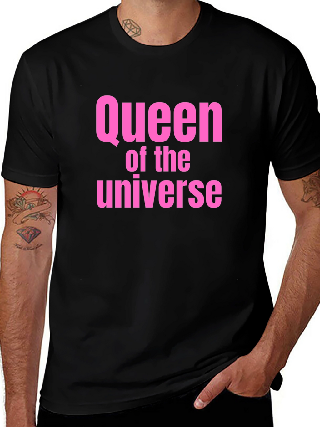 Queen of the Universe T-Shirt - Pink Graphic Tee
