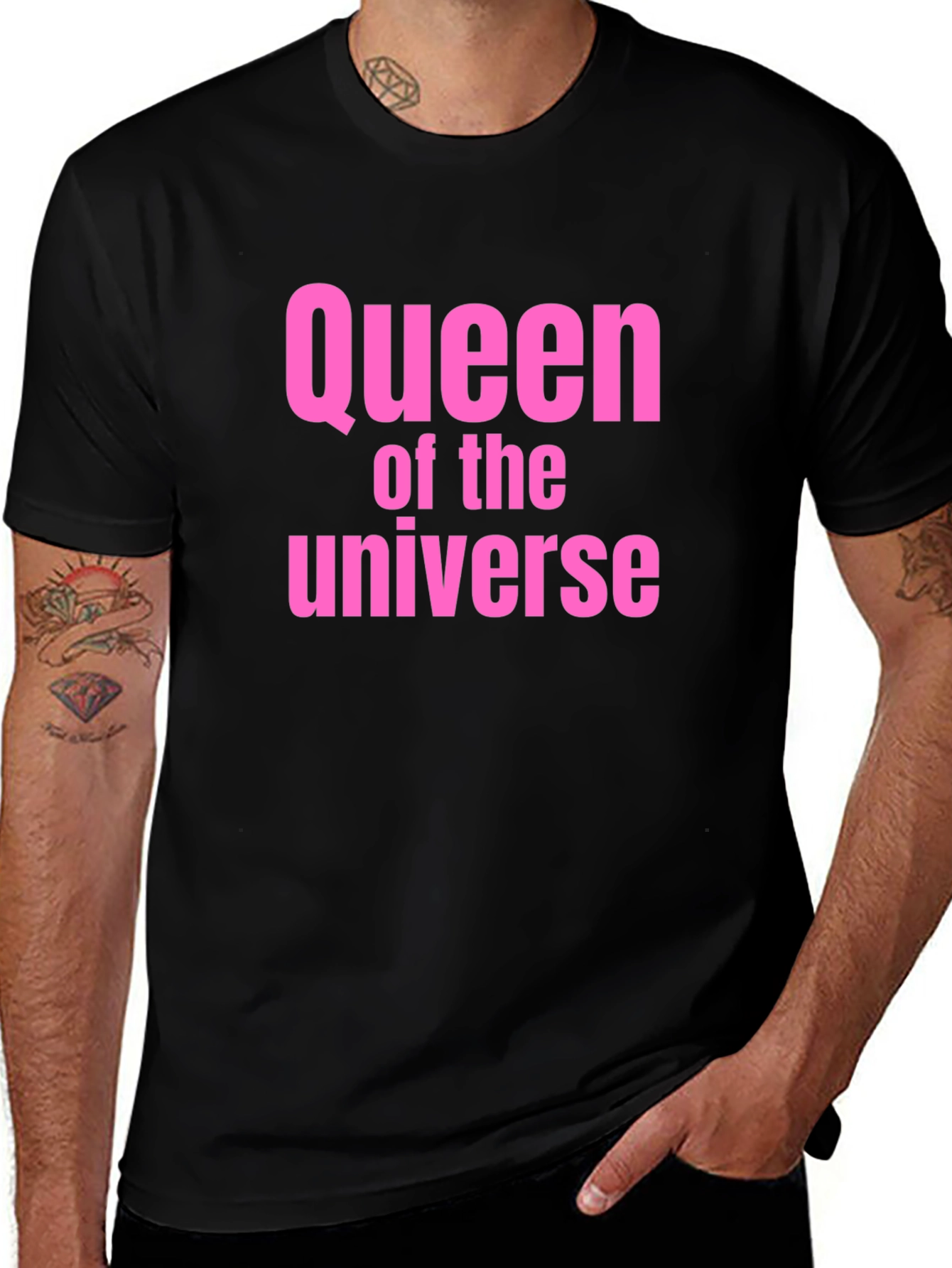Queen of the Universe T-Shirt - Pink Graphic Tee