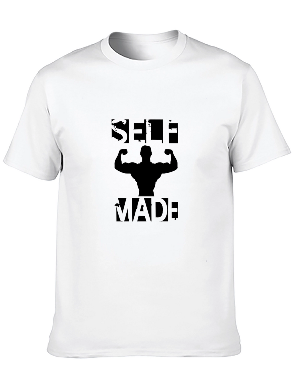 Self Made Graphic T-Shirt - Bodybuilding Gym Motivation