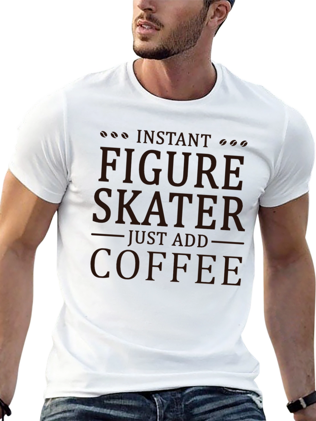 Instant Figure Skater - Coffee T-Shirt