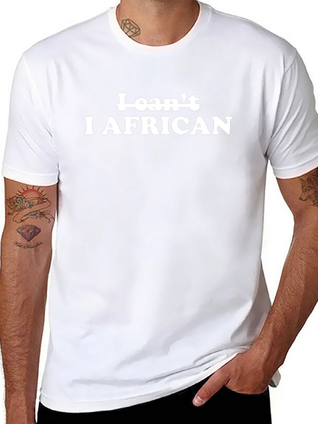 I Cant I African Mens T-Shirt