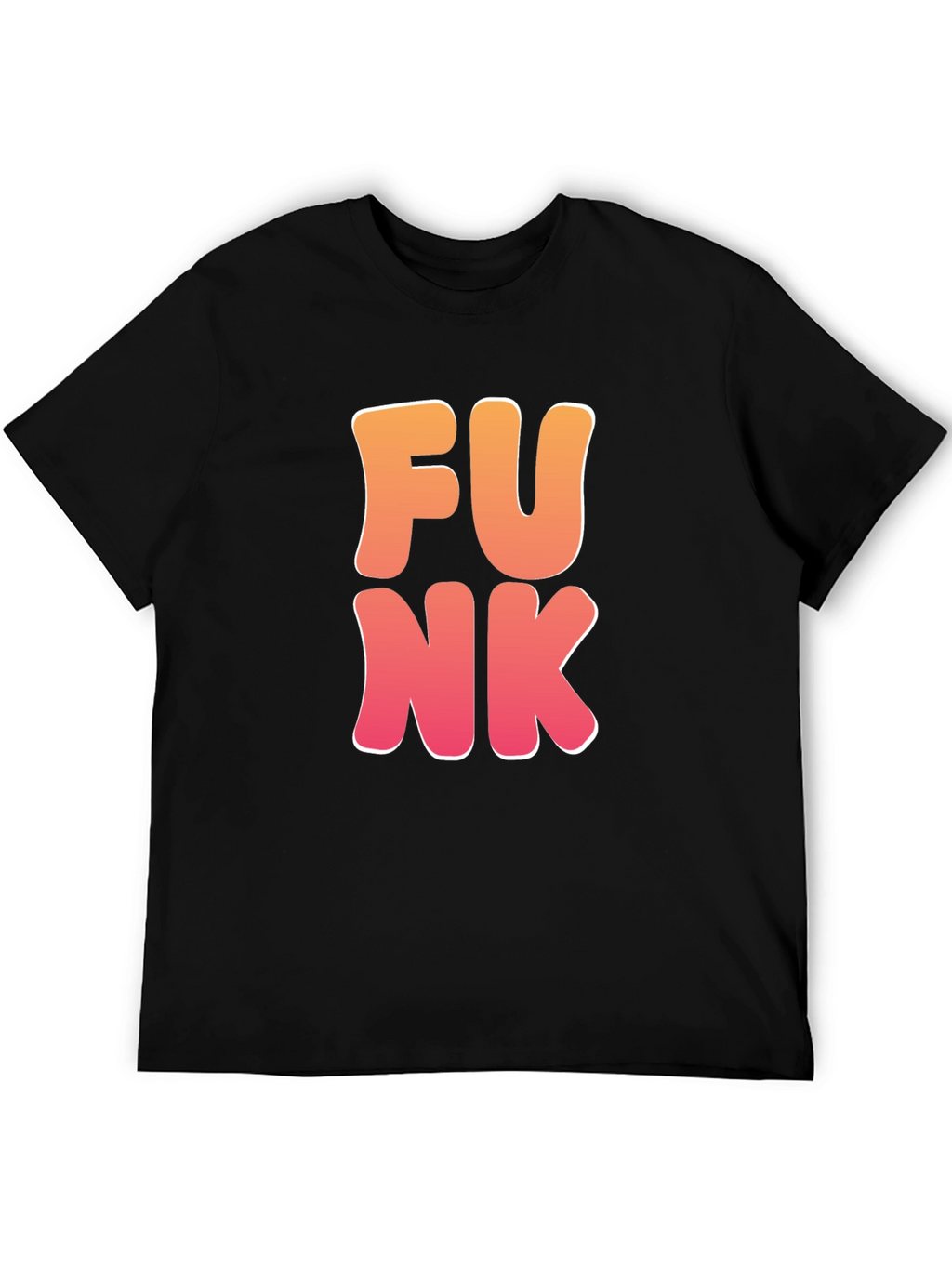 FUNK Graphic Tee - Retro Style Black T-Shirt