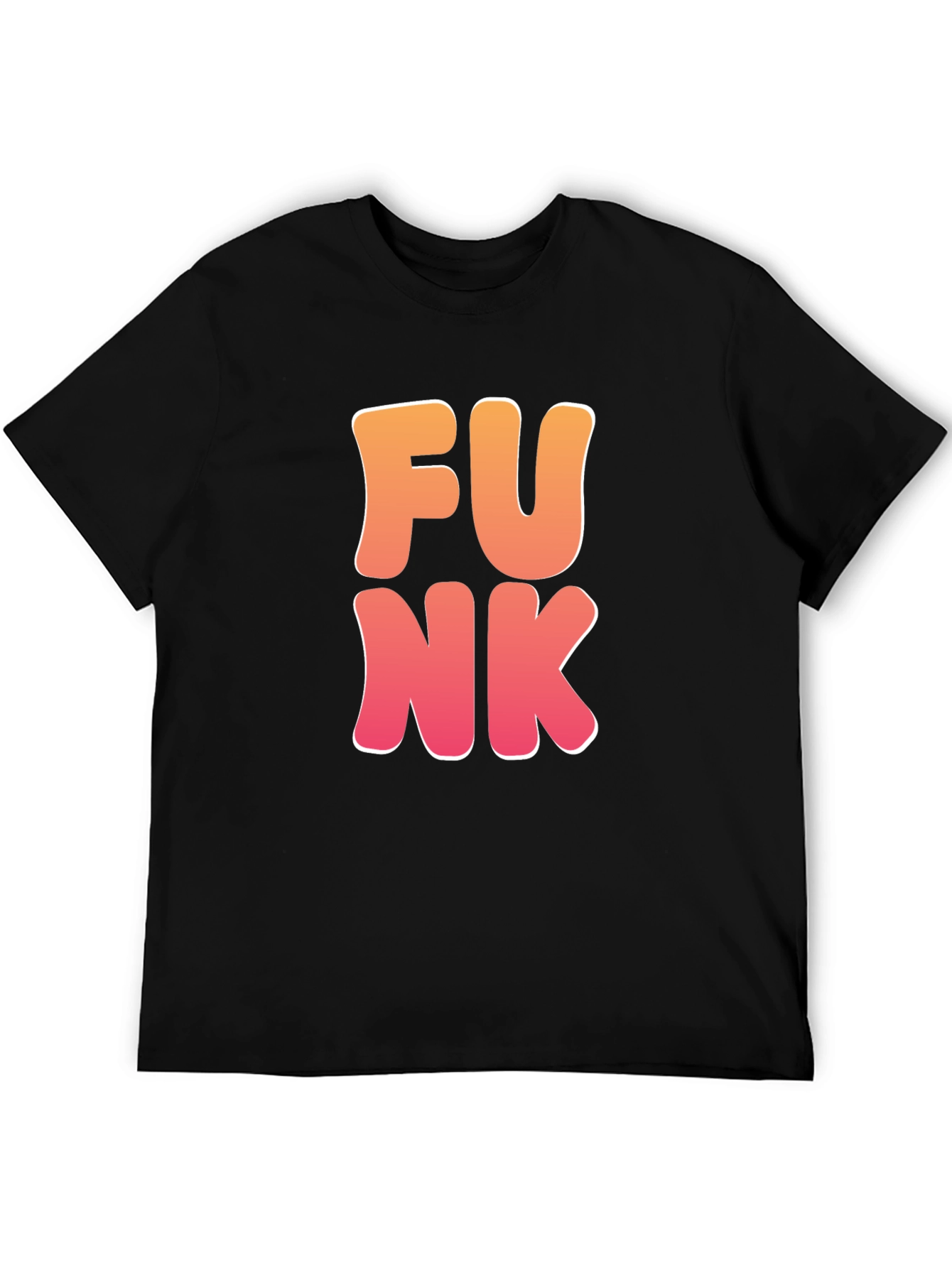FUNK Graphic Tee - Retro Style Black T-Shirt