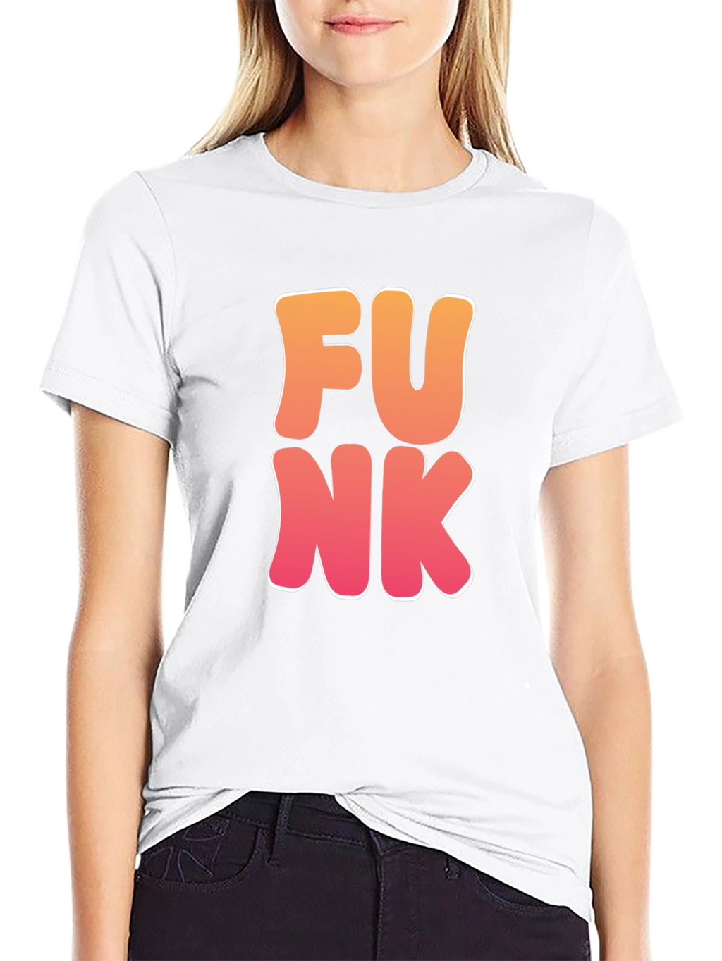 FUNK Graphic Tee - Retro Style Black T-Shirt