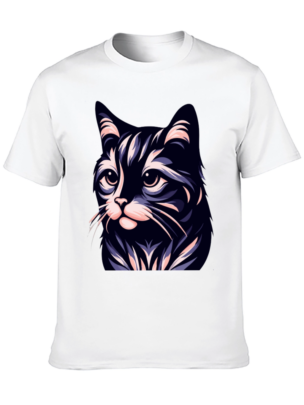 Cool Cat T-Shirt - Black - Stylish Cat Design