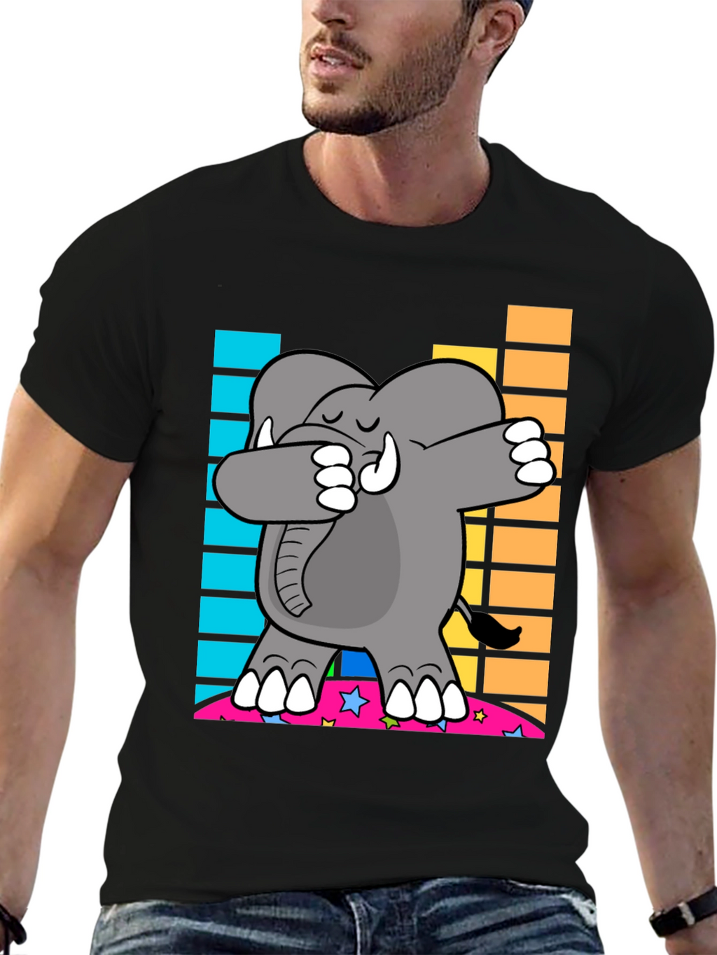 Dabbing Elephant Graphic Tee