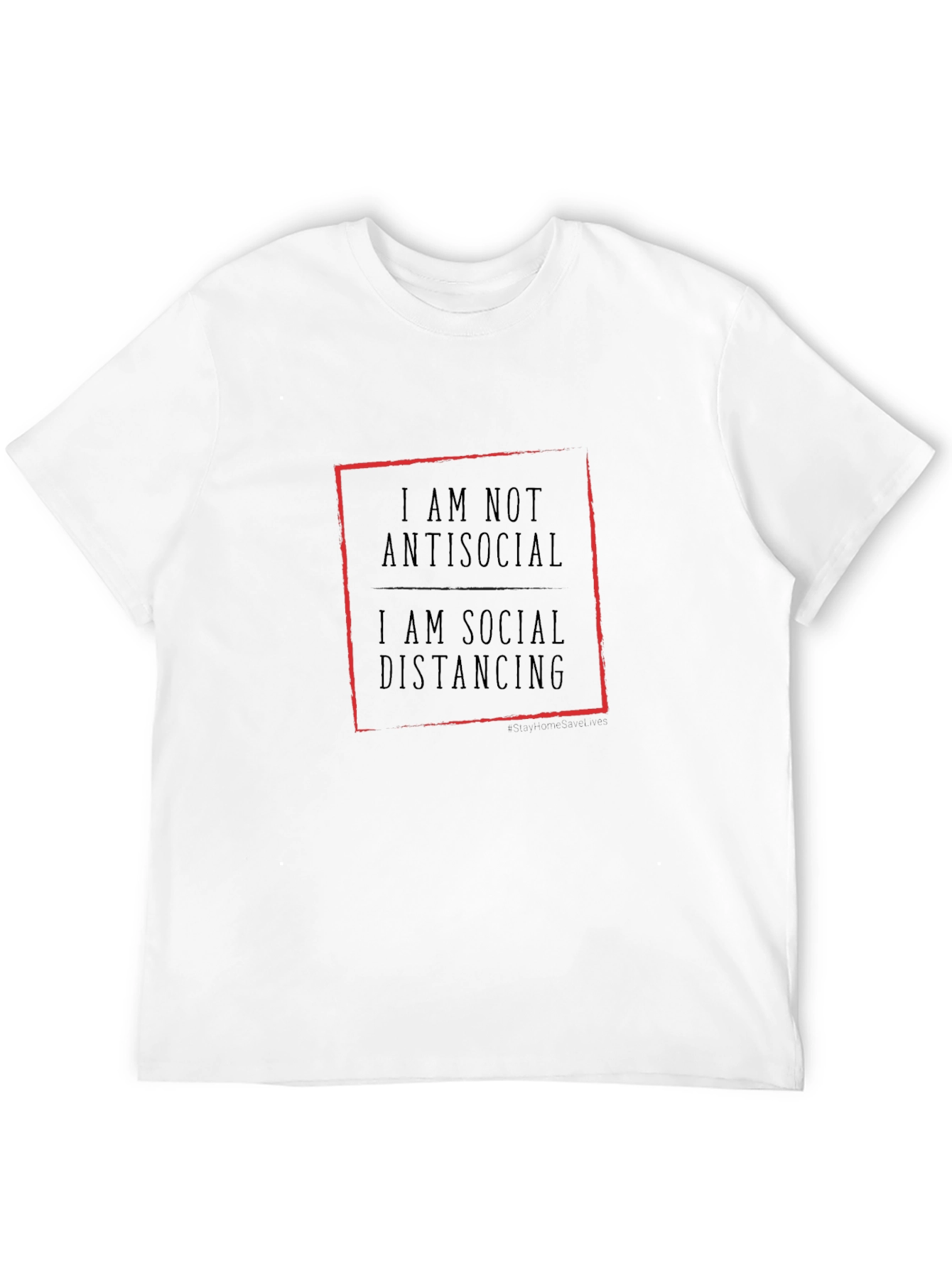 Social Distancing T-Shirt - Black