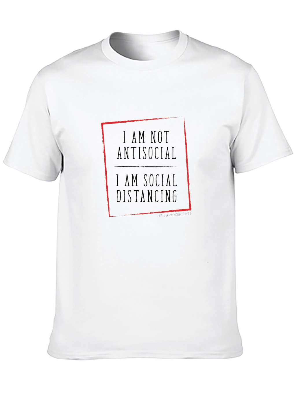 Social Distancing T-Shirt - Black