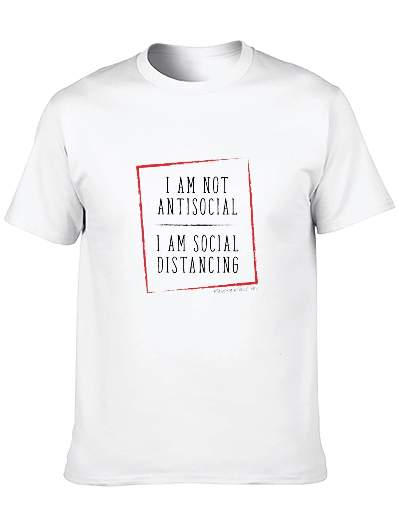 Social Distancing T-Shirt - Black