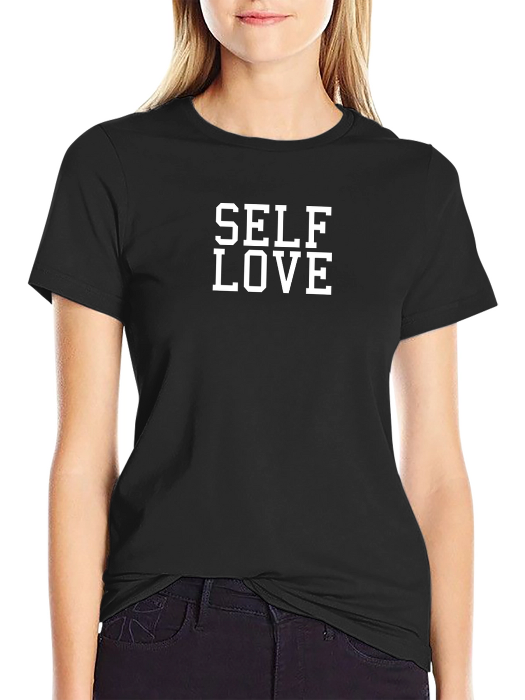 Self Love Graphic Tee - Black