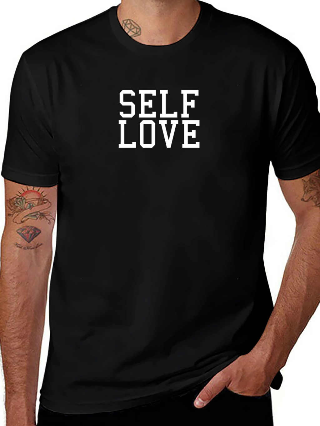 Self Love Graphic Tee - Black