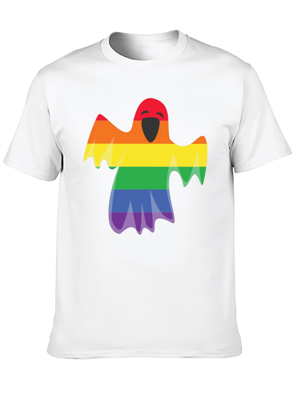 Rainbow Ghost Graphic Tee