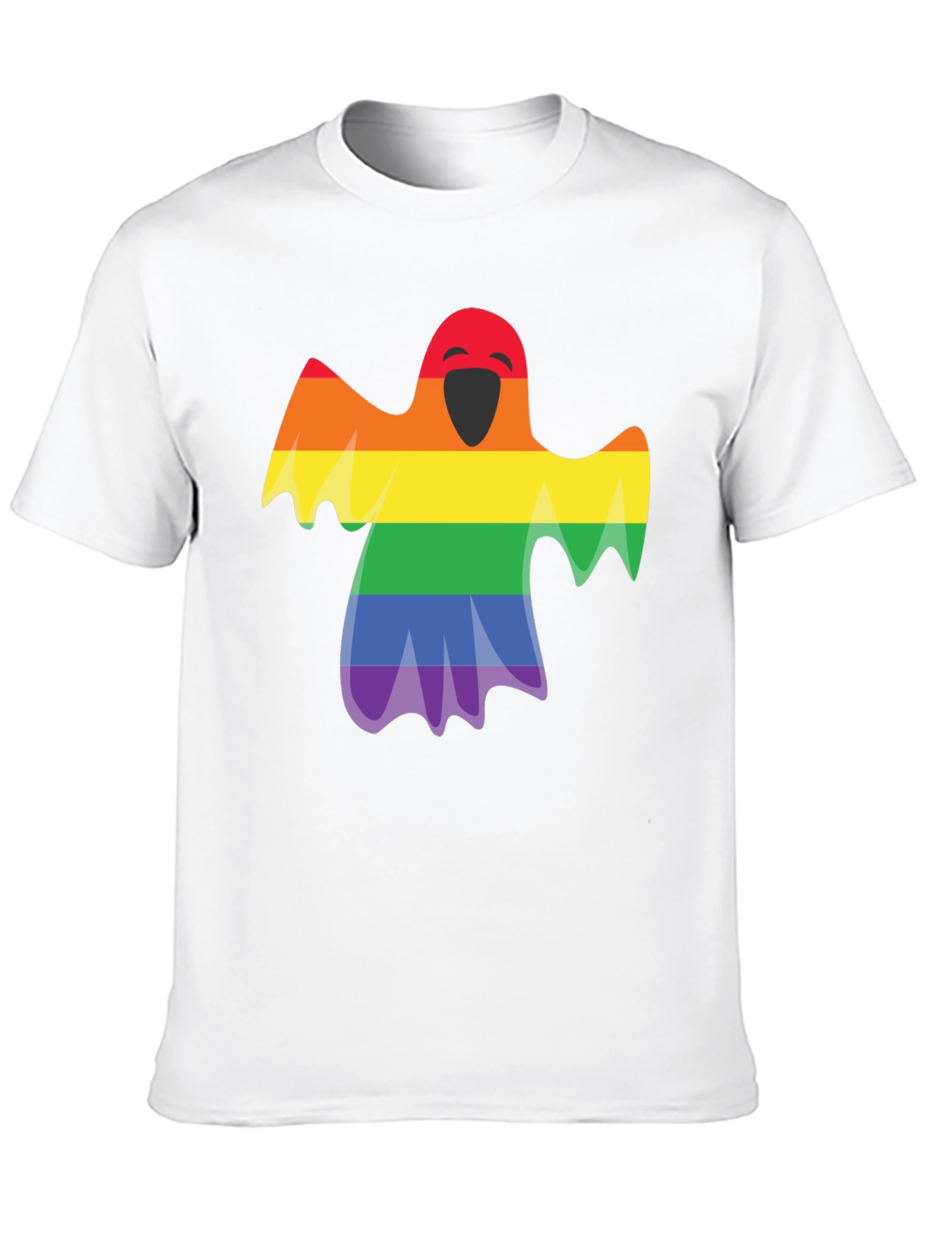 Rainbow Ghost Graphic Tee