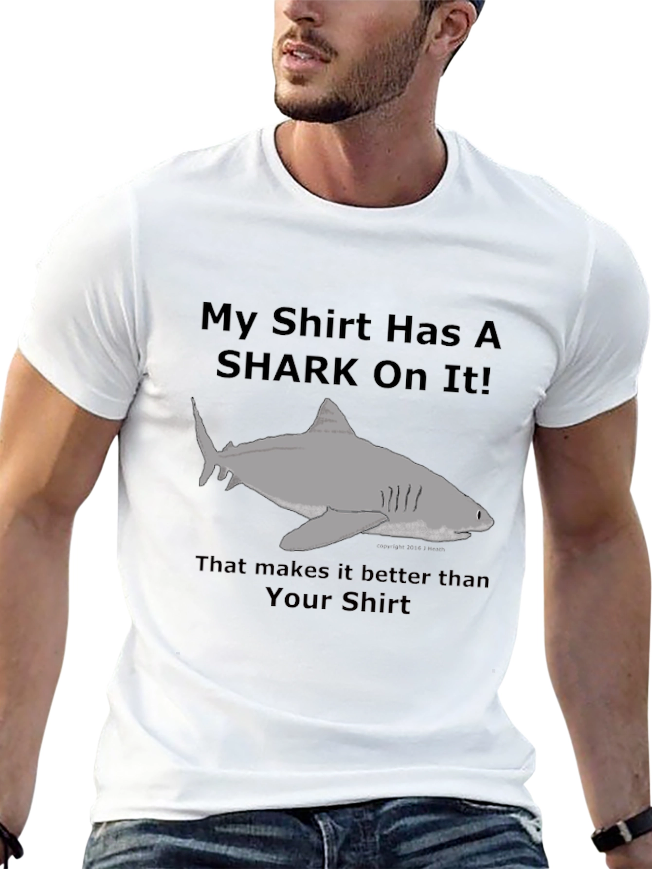 Shark T-Shirt - Funny Graphic Tee
