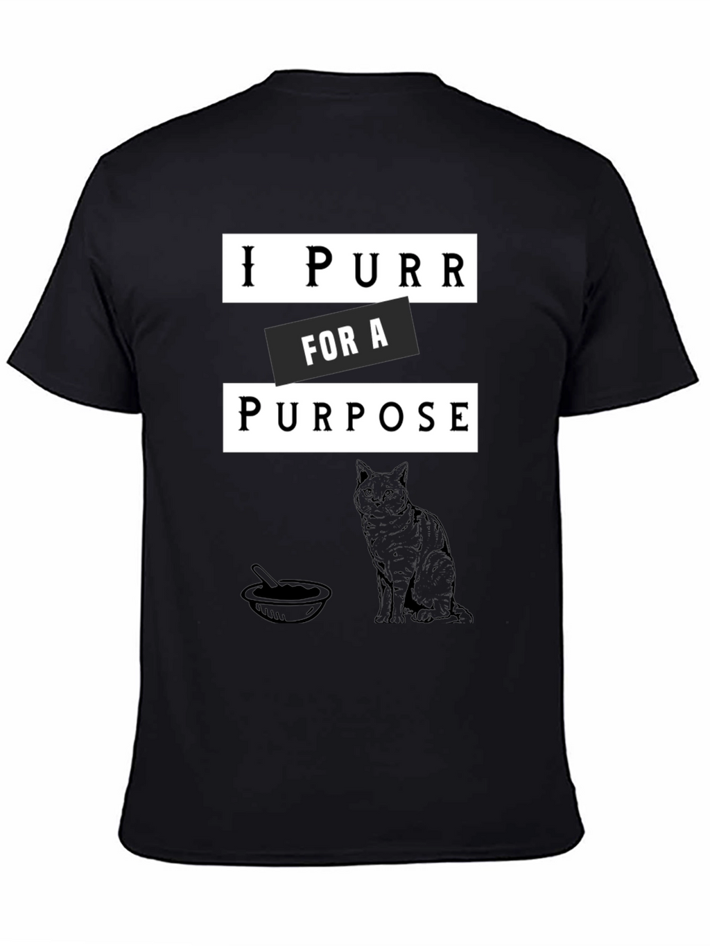 I Purr for a Purpose Cat Lovers T-Shirt