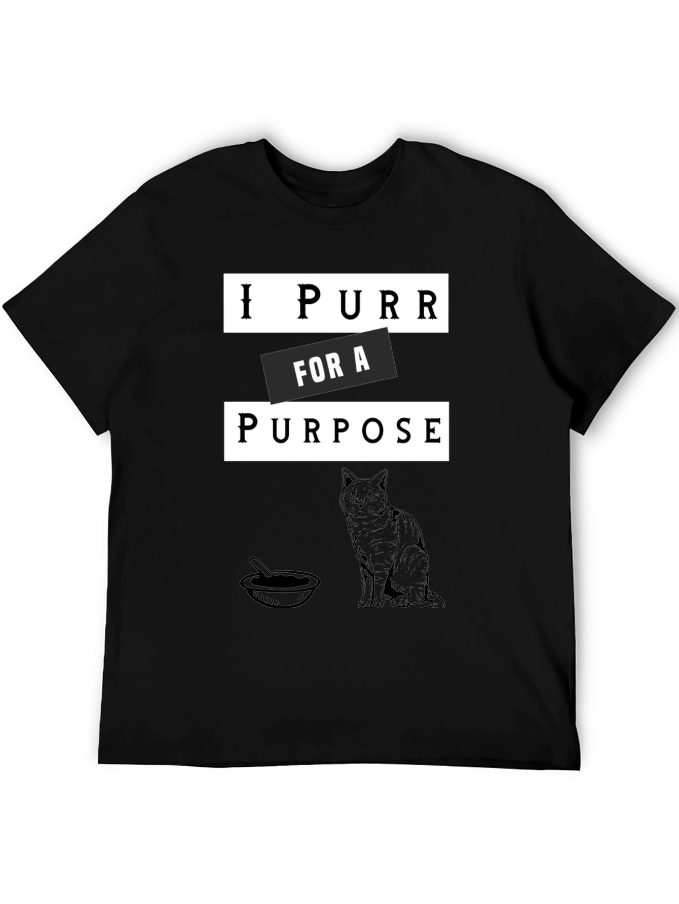 I Purr for a Purpose Cat Lovers T-Shirt