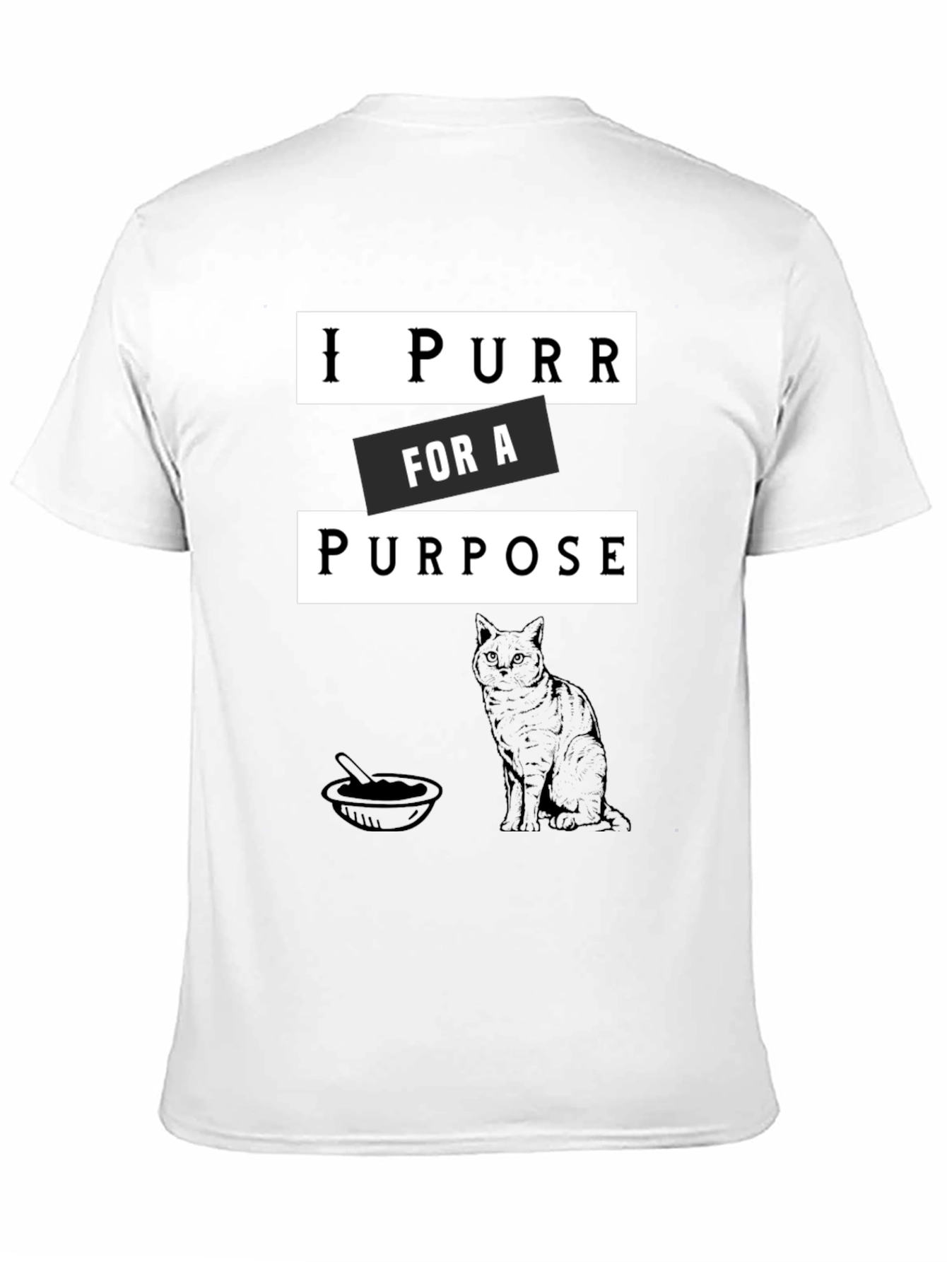 I Purr for a Purpose Cat Lovers T-Shirt