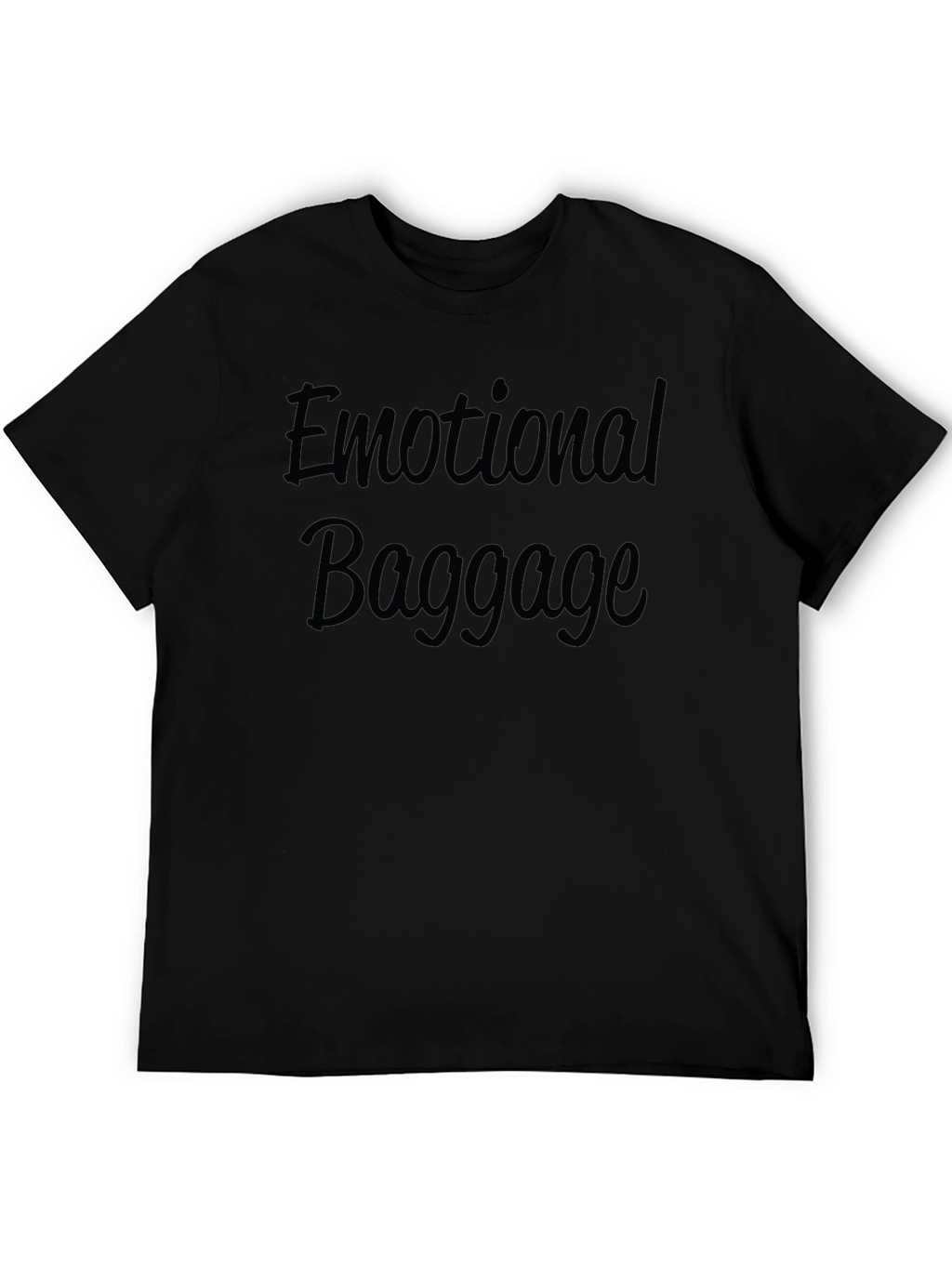 Emotional Baggage Graphic Tee - Black
