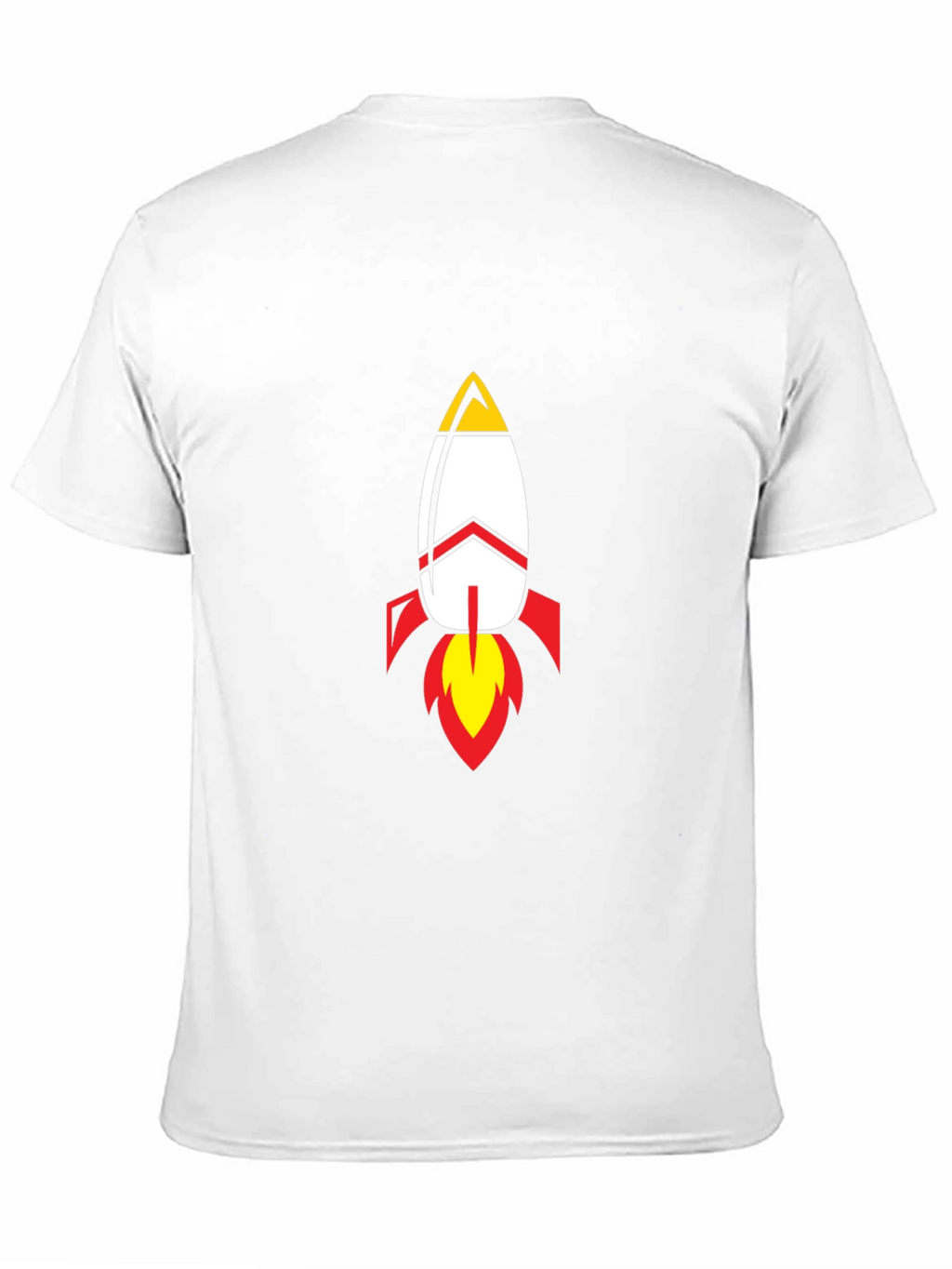 Rocket Graphic Black T-Shirt - Blast Off in Style!