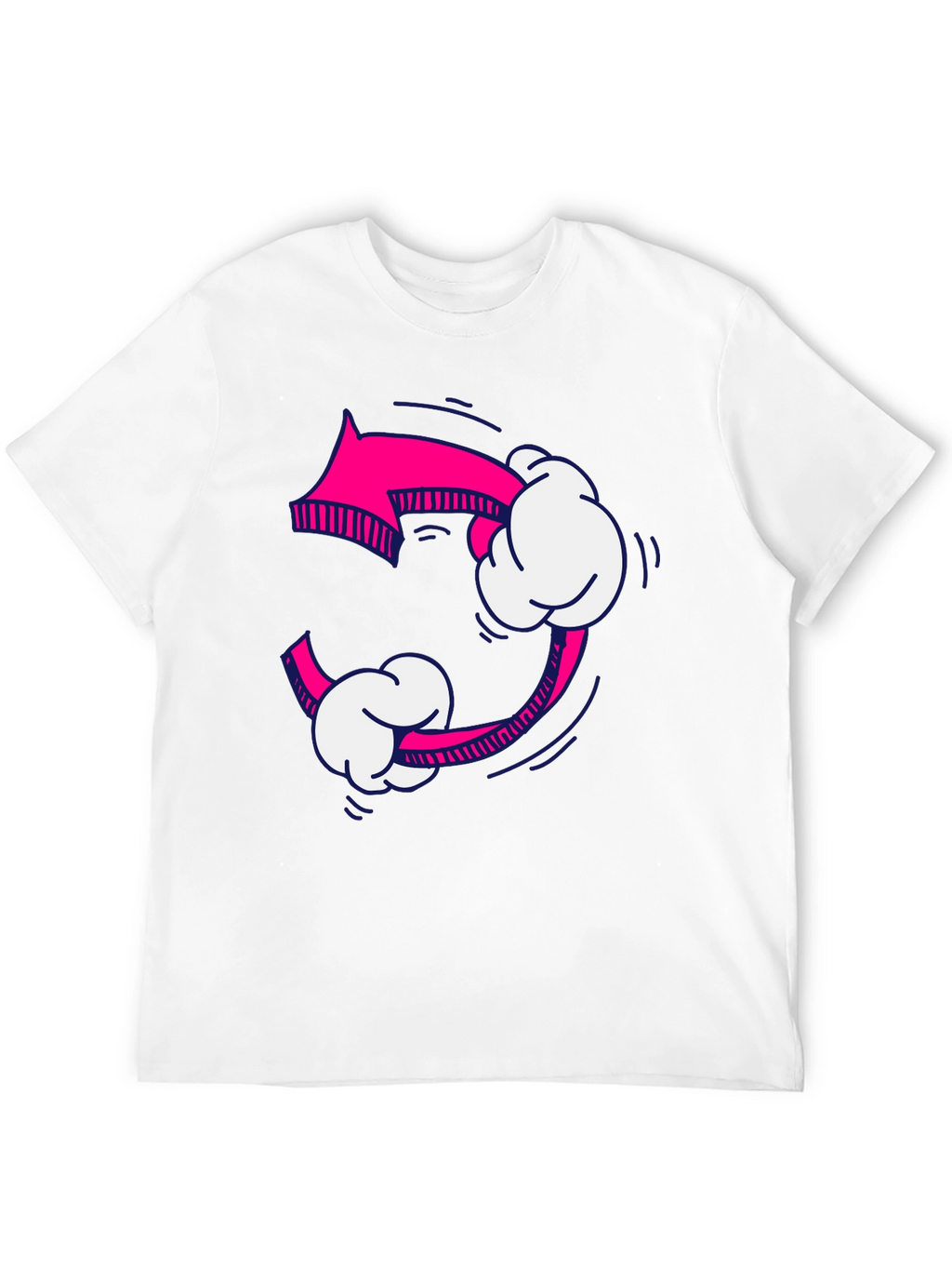 Pink Arrow Recycle Graphic Tee