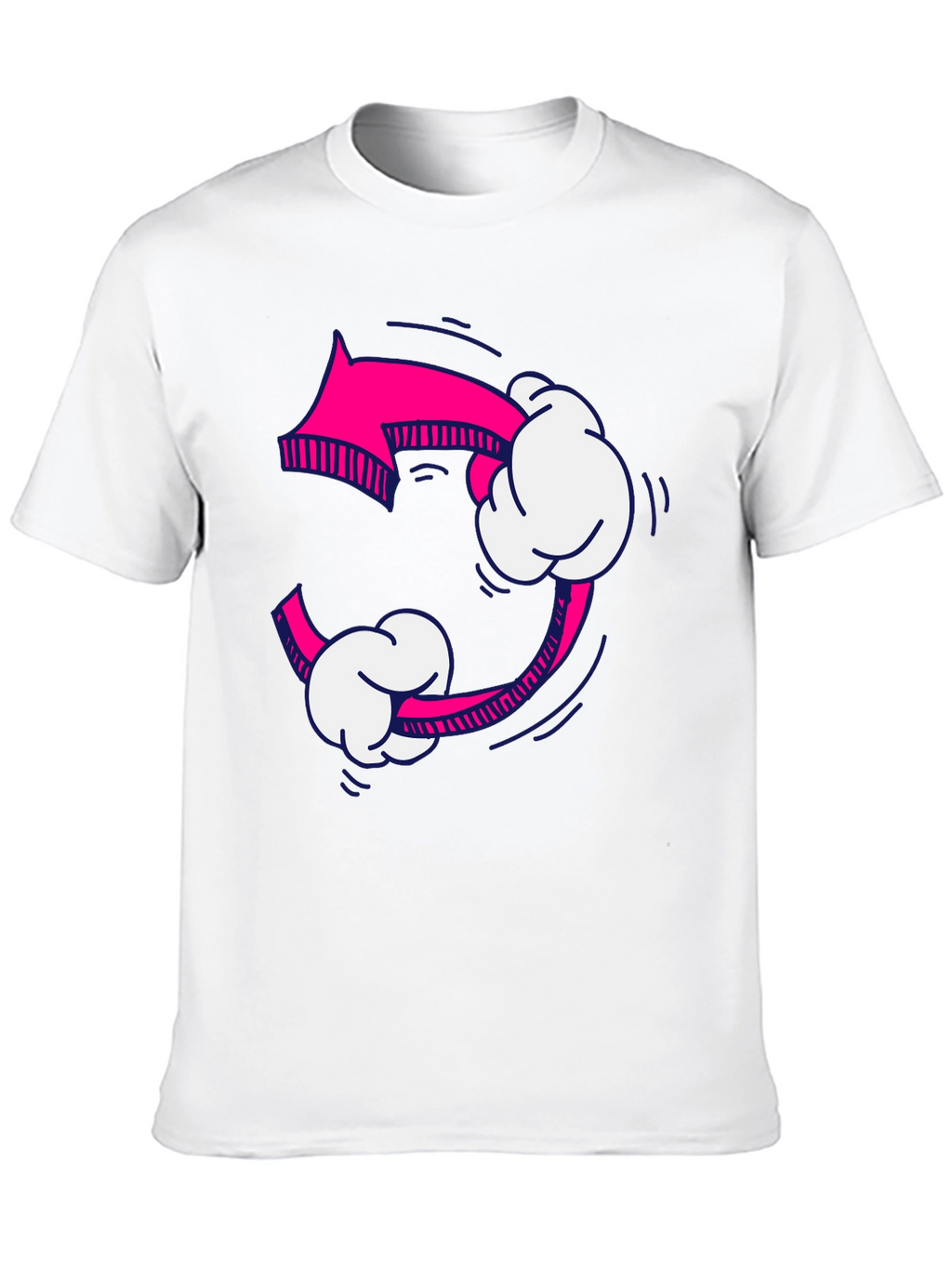 Pink Arrow Recycle Graphic Tee