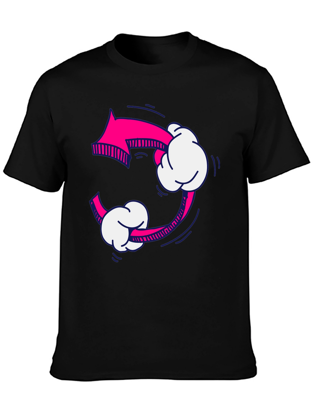 Pink Arrow Recycle Graphic Tee